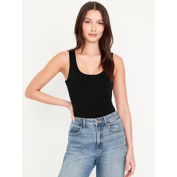 Old Navy Womans Double-Layer Scoop-Neck Bodysuit - XL - Picture 1 of 6